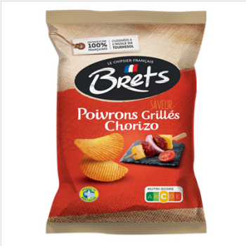 Chips ondulées saveur Poivrons Grillés Chorizo - Kartoffelchips - Chips - Bretagne - BZH - Bretagne Allerlei